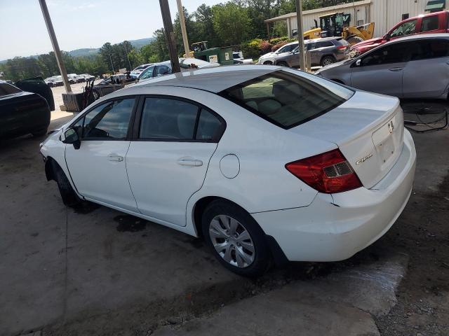 19XFB2F55CE092544 - 2012 HONDA CIVIC LX WHITE photo 2