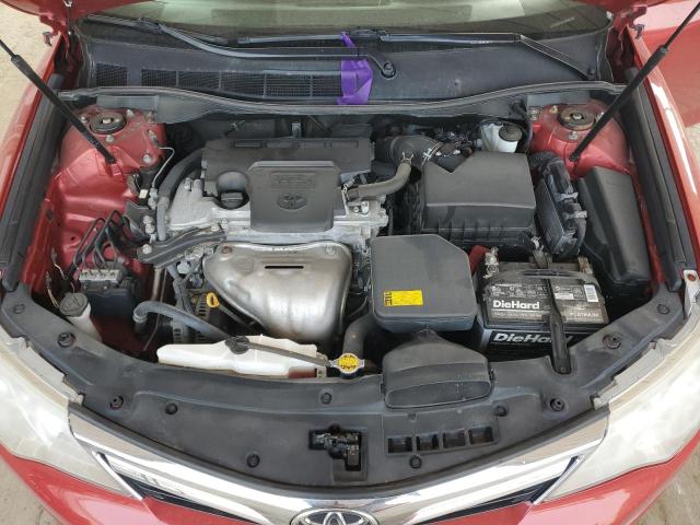 4T4BF1FK8CR226761 - 2012 TOYOTA CAMRY BASE მუქწითელი ფოტო 11