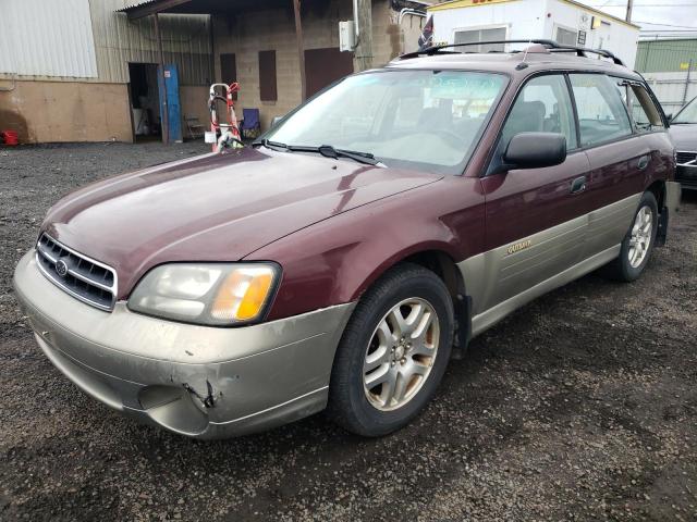 4S3BH6753Y6670480 - 2000 SUBARU LEGACY OUTBACK AWP 栗色 照片 2