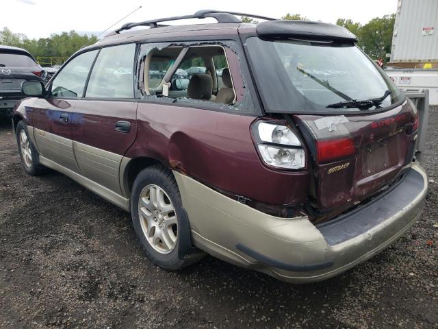 4S3BH6753Y6670480 - 2000 SUBARU LEGACY OUTBACK AWP 栗色 照片 3