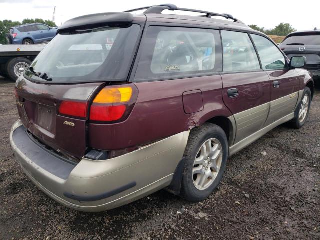 4S3BH6753Y6670480 - 2000 SUBARU LEGACY OUTBACK AWP 栗色 照片 4