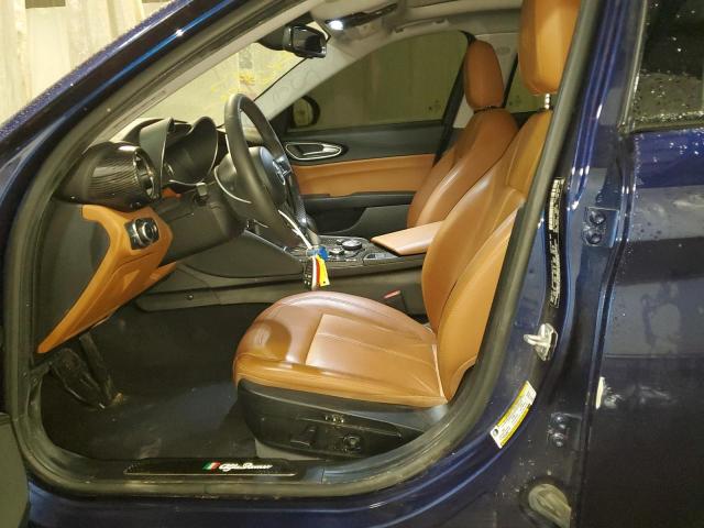 ZARFAEDN5H7546697 - 2017 ALFA ROMEO GIULIA Q4 蓝色 照片 7