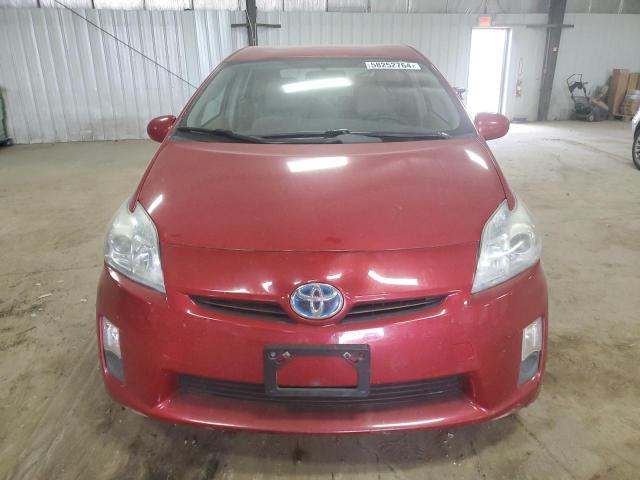 JTDKN3DU3B0250750 - 2011 TOYOTA PRIUS RED photo 5