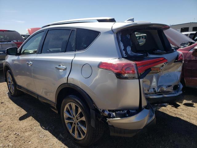 JTMDFREV7JJ197009 - 2018 TOYOTA RAV4 LIMITED SILVER photo 2