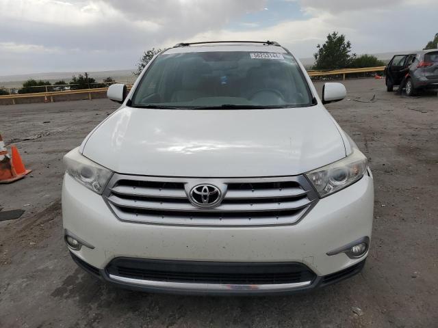 5TDDK3EH9CS113295 - 2012 TOYOTA HIGHLANDER LIMITED WHITE photo 5