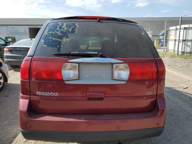 3G5DA03L06S500740 - 2006 BUICK RENDEZVOUS CX BURGUNDY photo 6