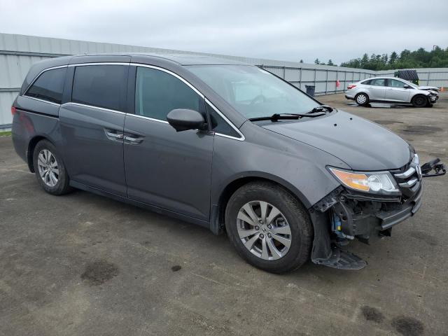 5FNRL5H68GB013482 - 2016 HONDA ODYSSEY EXL GRAY photo 4