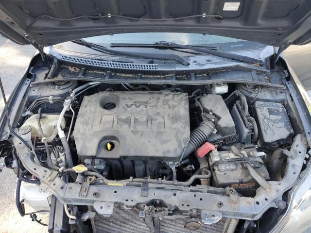 2T1BU4EE2DC974275 - 2013 TOYOTA COROLLA BASE GRAY photo 11