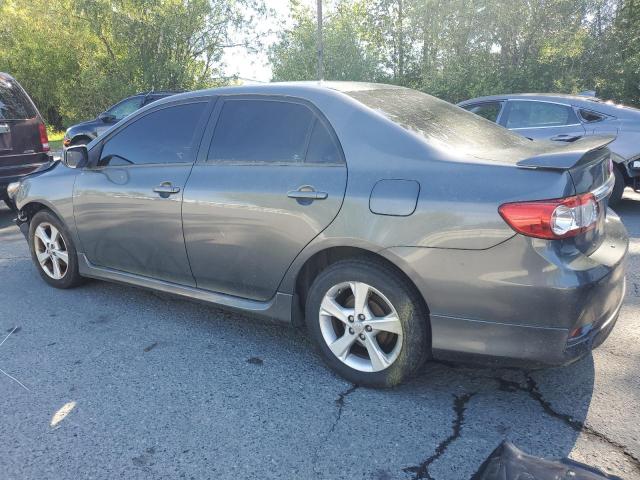 2T1BU4EE2DC974275 - 2013 TOYOTA COROLLA BASE GRAY photo 2