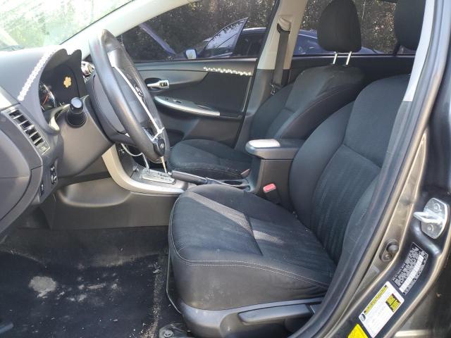 2T1BU4EE2DC974275 - 2013 TOYOTA COROLLA BASE GRAY photo 7