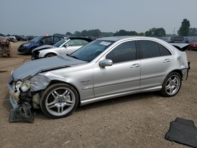 WDBRF76J75F687656 - 2005 MERCEDES-BENZ C 55 AMG SILVER photo 1