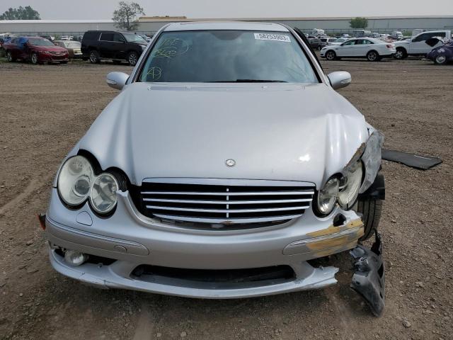 WDBRF76J75F687656 - 2005 MERCEDES-BENZ C 55 AMG SILVER photo 5