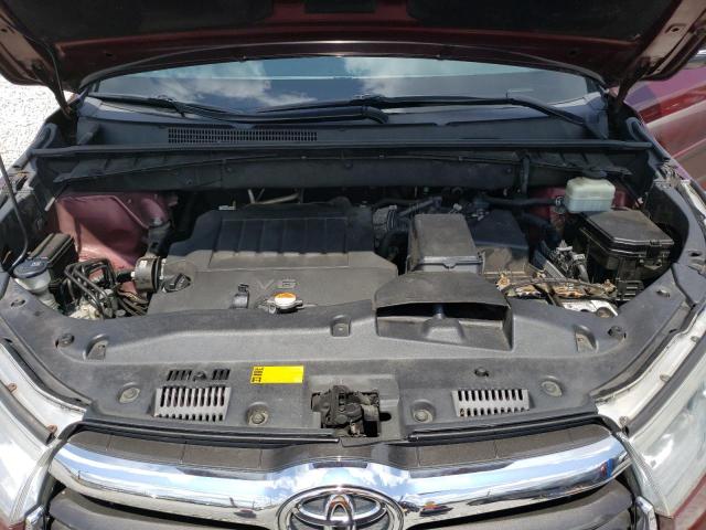 5TDJKRFH5FS218702 - 2015 TOYOTA HIGHLANDER XLE Kastanienbraun Foto 12