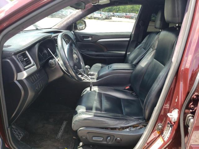 5TDJKRFH5FS218702 - 2015 TOYOTA HIGHLANDER XLE Kastanienbraun Foto 7