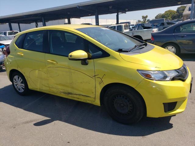 3HGGK5H51FM724308 - 2015 HONDA FIT LX YELLOW photo 4