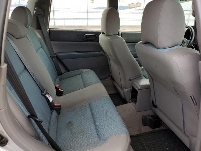 JF1SG63635H741829 - 2005 SUBARU FORESTER 2.5X ვერცხლისფერი ფოტო 10