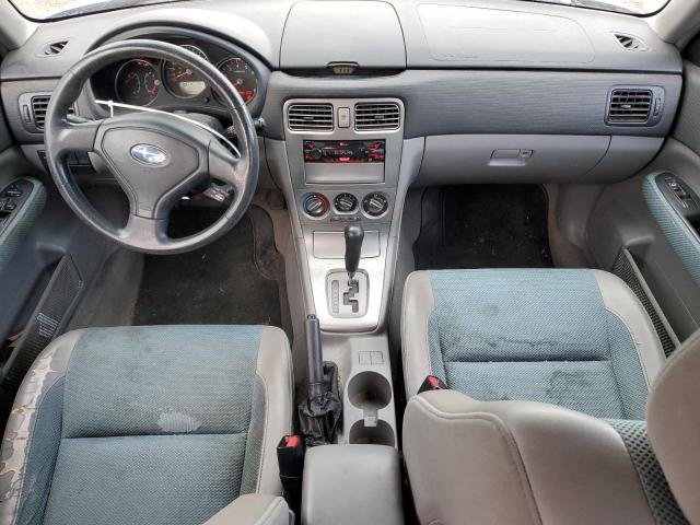 JF1SG63635H741829 - 2005 SUBARU FORESTER 2.5X ვერცხლისფერი ფოტო 8