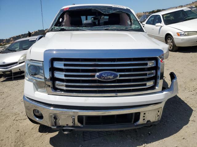 1FTFW1ET5EKD15292 - 2014 FORD F150 SUPERCREW WHITE photo 5