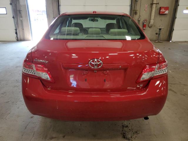 4T1BF3EK7BU643830 - 2011 TOYOTA CAMRY BASE Qırmızı foto 6