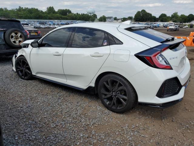 SHHFK7H92KU400158 - 2019 HONDA CIVIC SPORT TOURING WHITE photo 2