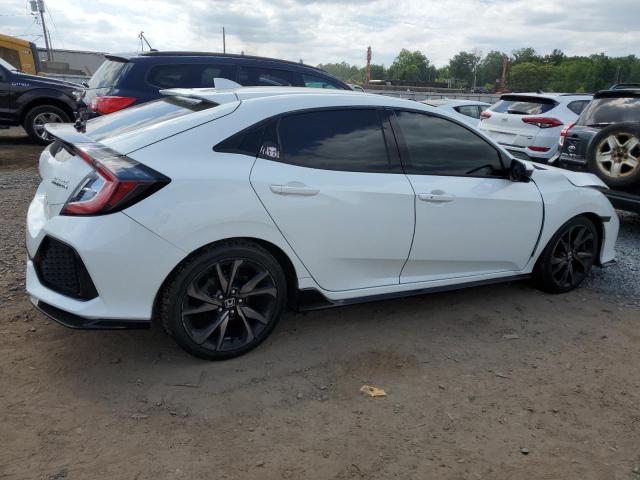 SHHFK7H92KU400158 - 2019 HONDA CIVIC SPORT TOURING WHITE photo 3