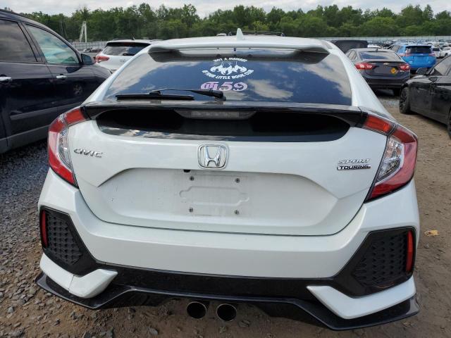 SHHFK7H92KU400158 - 2019 HONDA CIVIC SPORT TOURING WHITE photo 6