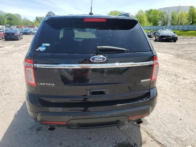 1FMHK7F93CGA48868 - 2012 FORD EXPLORER LIMITED BLACK photo 6