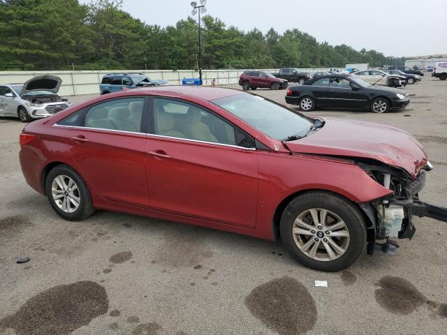 5NPEB4ACXBH092353 - 2011 HYUNDAI SONATA GLS RED photo 4