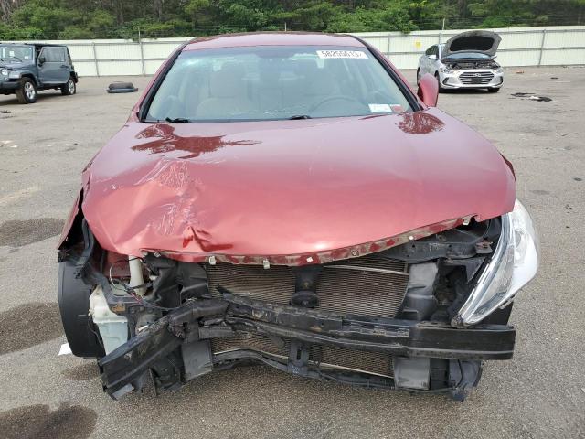 5NPEB4ACXBH092353 - 2011 HYUNDAI SONATA GLS RED photo 5