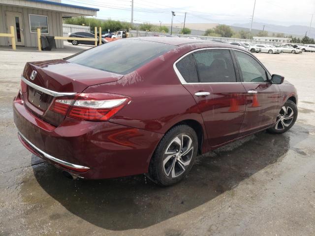 1HGCR2F38HA030659 - 2017 HONDA ACCORD LX BURGUNDY photo 3