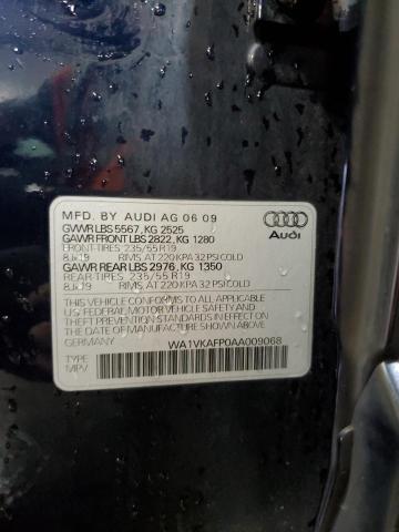 WA1VKAFP0AA009068 - 2010 AUDI Q5 PRESTIGE BLUE photo 13