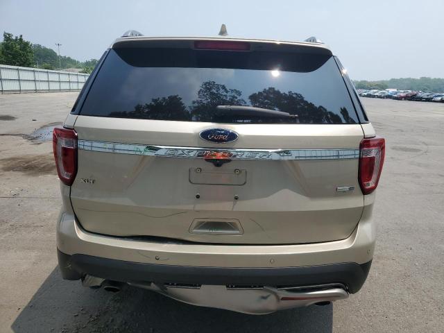 1FM5K8DH1HGE40516 - 2017 FORD EXPLORER XLT BEIGE photo 6