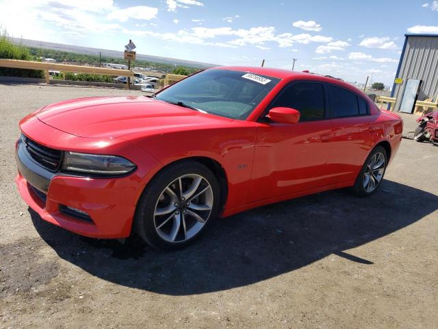 2C3CDXCT8FH734734 - 2015 DODGE CHARGER R/T RED photo 1