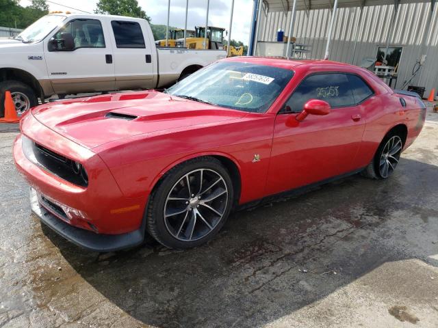 2C3CDZFJXGH234565 - 2016 DODGE CHALLENGER R/T SCAT PACK RED photo 1