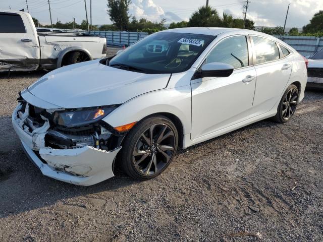 2HGFC2F84LH533934 - 2020 HONDA CIVIC SPORT 白色 照片 1