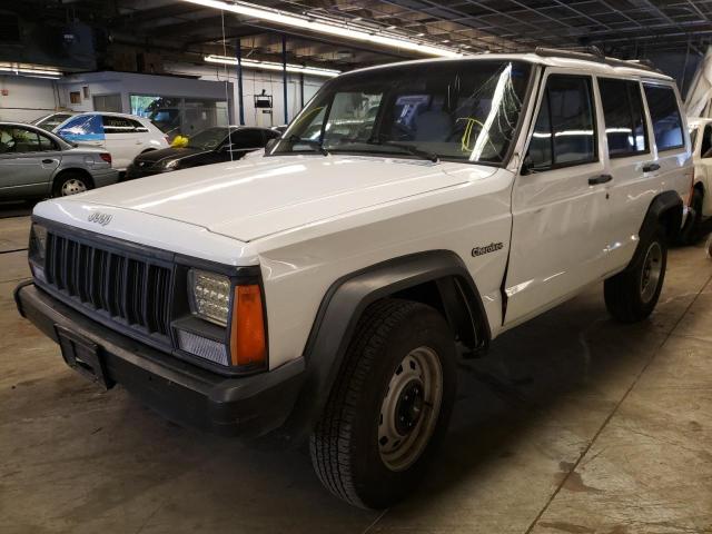 1J4FJ28S4SL511845 - 1995 JEEP CHEROKEE SE WHITE photo 2