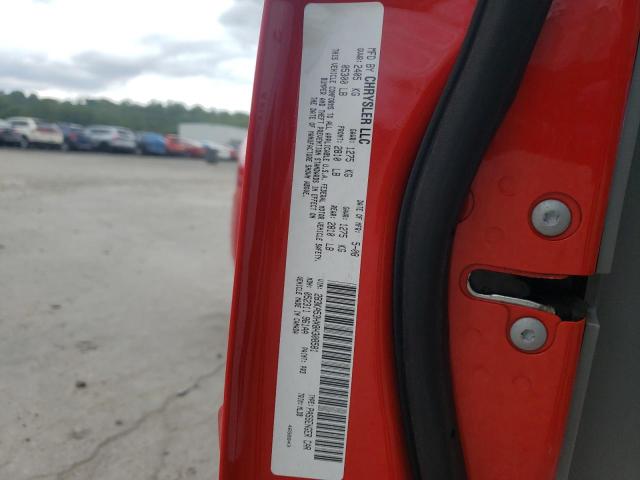 2B3KA53HX8H308581 - 2008 DODGE CHARGER R/T RED photo 12