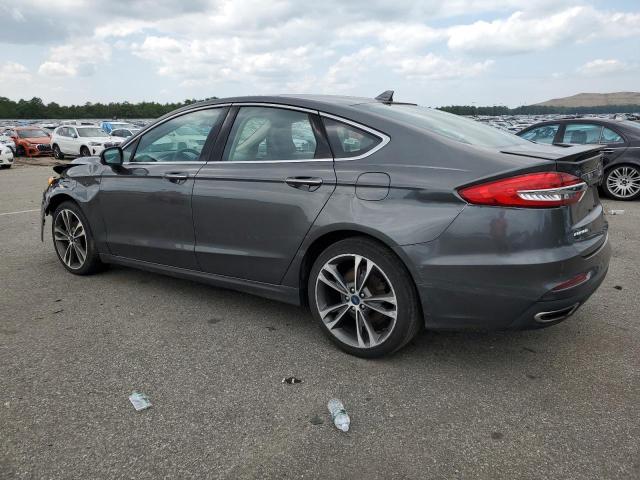 3FA6P0D96KR153201 - 2019 FORD FUSION TITANIUM GRAY photo 2