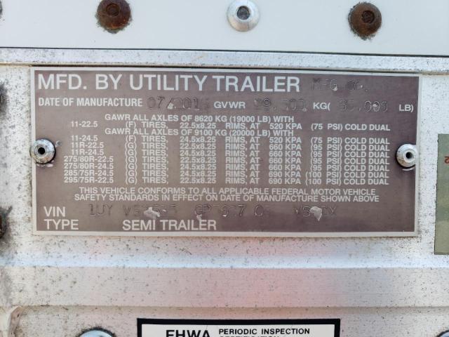 1UYVS2535GP562705 - 2016 UTILITY SEMI TRLR 白色 照片 10