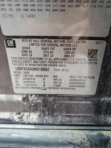 LRBFXDSA0HD195832 - 2017 BUICK ENVISION ESSENCE أرجواني صورة 13