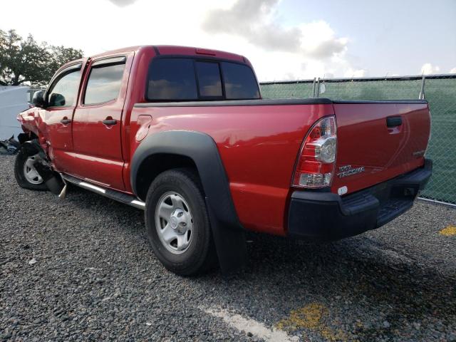 5TFJX4GN2FX038564 - 2015 TOYOTA TACOMA DOUBLE CAB PRERUNNER RED photo 2