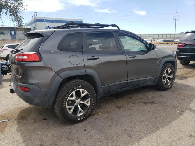 1C4PJMBS6EW140981 - 2014 JEEP CHEROKEE TRAILHAWK GRAY photo 3