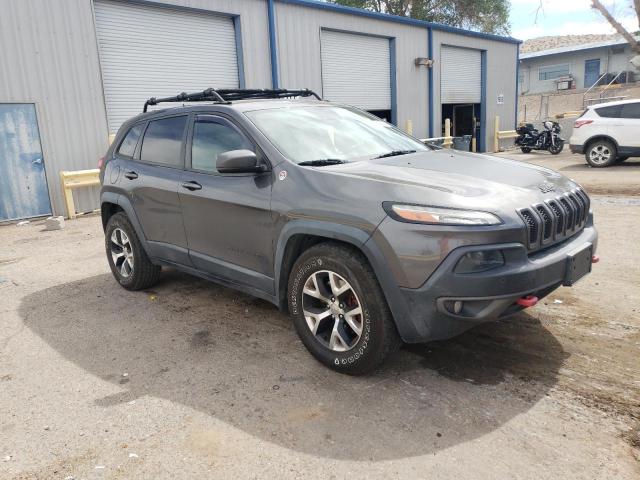 1C4PJMBS6EW140981 - 2014 JEEP CHEROKEE TRAILHAWK GRAY photo 4