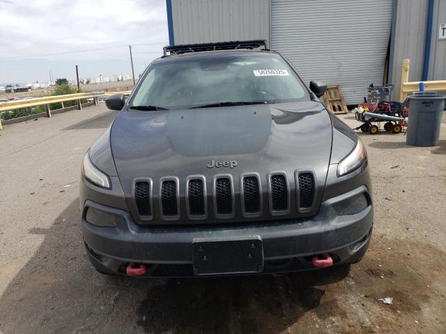 1C4PJMBS6EW140981 - 2014 JEEP CHEROKEE TRAILHAWK GRAY photo 5