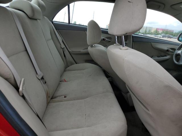 1NXBU4EE4AZ378658 - 2010 TOYOTA COROLLA BASE RED photo 10