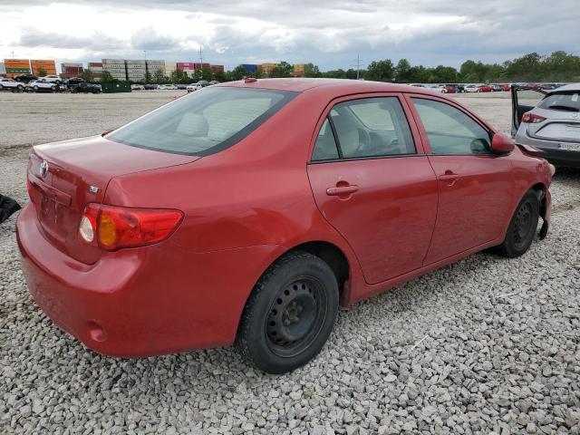 1NXBU4EE4AZ378658 - 2010 TOYOTA COROLLA BASE RED photo 3