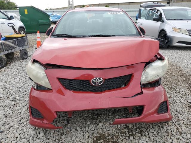 1NXBU4EE4AZ378658 - 2010 TOYOTA COROLLA BASE RED photo 5