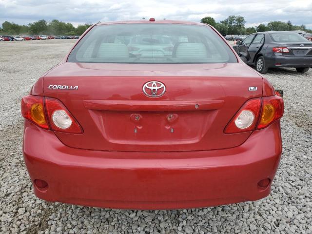 1NXBU4EE4AZ378658 - 2010 TOYOTA COROLLA BASE RED photo 6