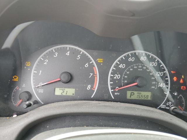 1NXBU4EE4AZ378658 - 2010 TOYOTA COROLLA BASE RED photo 9