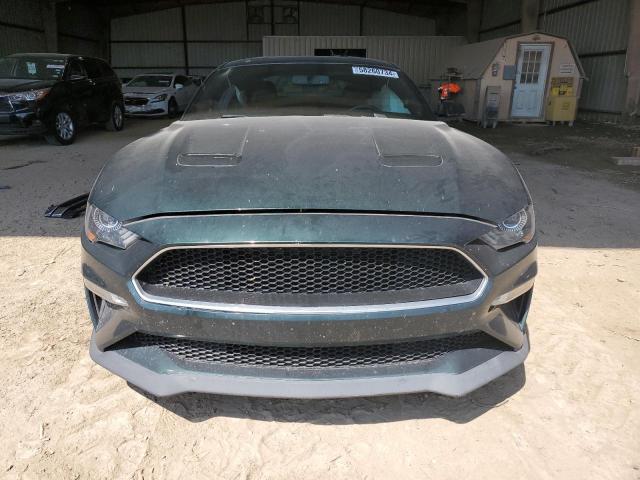 1FA6P8K08K5503465 - 2019 FORD MUSTANG BULLITT TEAL photo 5